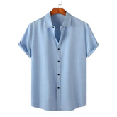 CAMISA MASCULINA AZUL MAR