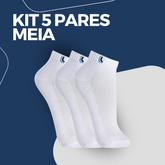 KIT 5 PARES MEIA AU WALK, ADULTO UNISSEX